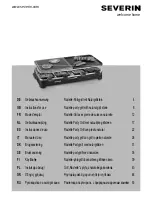 SEVERIN -PARTYGRILL MIT NATURGRILLSTEIN RG 2341 - Instructions For Use Manual preview