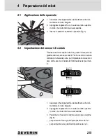 Preview for 215 page of SEVERIN RB7028 Instruction Manual