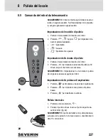 Preview for 227 page of SEVERIN RB7028 Instruction Manual