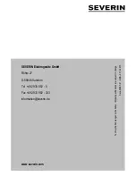 Preview for 324 page of SEVERIN RB7028 Instruction Manual