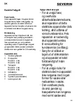 Preview for 35 page of SEVERIN RG 2674 Instructions For Use Manual