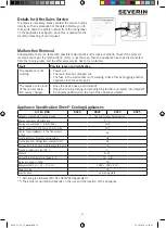 Предварительный просмотр 21 страницы SEVERIN RKG 8920 Instructions For Use Manual