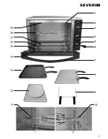 Preview for 2 page of SEVERIN Rotisserie toast oven Instructions For Use Manual