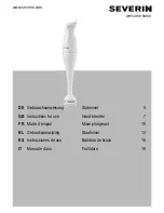 SEVERIN SM9687 Instructions For Use Manual предпросмотр