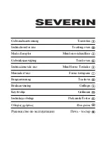 Preview for 1 page of SEVERIN TISCH-BACKOFEN MIT HEIßLUFTFUNKTION TO 2027 Instructions For Use Manual