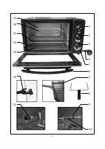 Preview for 3 page of SEVERIN TISCH-BACKOFEN MIT HEIßLUFTFUNKTION TO 2027 Instructions For Use Manual