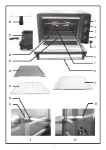 Preview for 3 page of SEVERIN TOASTOFEN MIT UMLUFT TO 2036 Instructions For Use Manual