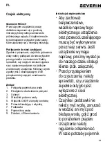 Preview for 61 page of SEVERIN WK 3409 Instructions For Use Manual