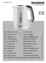 Preview for 1 page of SEVERIN WK 3640 Instructions For Use Manual