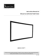 Preview for 1 page of Severtson Deluxe Curved CF235 Series Instruction Manual