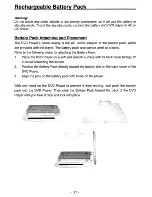 Предварительный просмотр 18 страницы SEVIC sv070170d Operating Manual