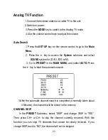 Preview for 23 page of SEVIC SV130202 Operating Manual