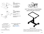 Seville Classics Airlift OFF42631 Manual preview