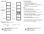 Preview for 2 page of Seville Classics airLIFT OFF64801B Quick Manual