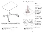 Preview for 3 page of Seville Classics airLIFT OFF64801B Quick Manual