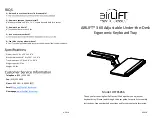 Preview for 1 page of Seville Classics AirLift OFF65856 Manual