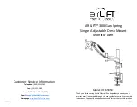 Seville Classics AIRLIFT OFF65859 Quick Start Manual предпросмотр