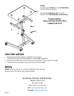 Предварительный просмотр 4 страницы Seville Classics airLIFT OFF65934B Quick Start Manual