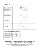 Preview for 6 page of Seville Classics airLIFT OFF65951B User Manual