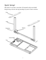 Preview for 5 page of Seville Classics airLIFT OFF65952B Manual