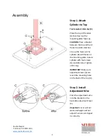 Preview for 3 page of Seville Classics AIRLIFT XL OFF65800 Manual