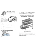 Preview for 1 page of Seville Classics SHE05122 Assembly Instructions