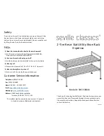 Preview for 1 page of Seville Classics SHE15894B Assembly Instructions