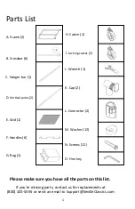 Предварительный просмотр 2 страницы Seville Classics SHE16165 Assembly Instructions