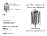 Seville Classics SHE16210B Manual preview