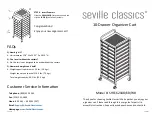 Seville Classics SHE16218B Assembly Instructions preview