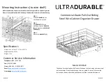 Seville Classics ULTRADURABLE WEB520 Mounting Instructions preview