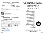 Preview for 1 page of Seville Classics ULTRADURABLE WEB691 Manual