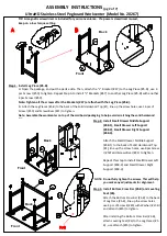 Preview for 3 page of Seville Classics UltraHD 20267 Assembly Instructions Manual