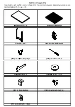 Предварительный просмотр 3 страницы Seville Classics UltraHD 20283 Assembly Instructions Manual