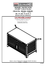 Предварительный просмотр 1 страницы Seville Classics UltraHD UltraGuard WEB346 Assembly Instructions Manual