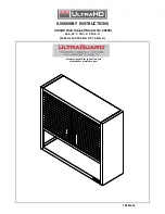 Preview for 1 page of Seville Classics UltraHD Wall Cabinet Assembly Instructions Manual