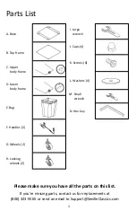 Preview for 2 page of Seville Classics WEB340 Assembly Instructions Manual