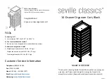 Seville Classics WEB481 Quick Start Manual preview