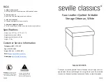 Preview for 1 page of Seville Classics WEB555 Assembly Instructions