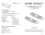 Предварительный просмотр 1 страницы Seville Classics WEB577 Manual