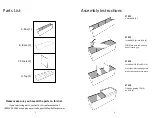 Preview for 2 page of Seville Classics WEB593 Quick Manual