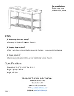 Preview for 4 page of Seville Classics WEB618 Quick Start Manual