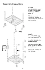 Предварительный просмотр 3 страницы Seville Classics WEB646 Manual