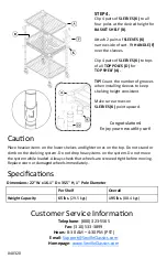 Предварительный просмотр 4 страницы Seville Classics WEB646 Manual