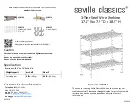 Seville Classics WEB911 Quick Start Manual preview