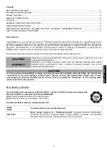 Preview for 3 page of Sevylor Caravelle K105 Owner'S Manual