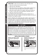 Preview for 4 page of Sevylor Caravelle Series Instructions Manual