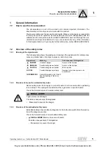 Предварительный просмотр 5 страницы SEW-Eurodrive BST 0.6S-460V-00 Operating Instructions Manual