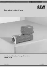 SEW-Eurodrive CMP ELVCD Operating Instructions Manual preview