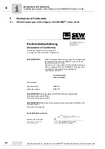 Предварительный просмотр 40 страницы SEW-Eurodrive D 16 Operating Instructions Manual